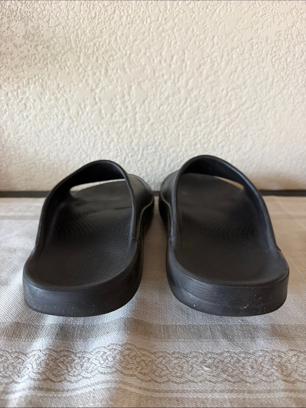 OOFOS Blacck OOriginal OOFOS Slide Sandals